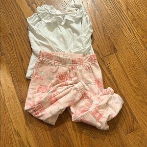 The Beaufort Bonnet Company White and Pink Kids Matching Set